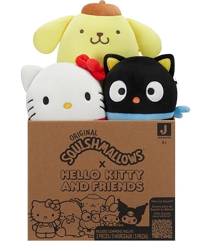 Sanrio 486680 Hello Kitty Plush Toy Set : Amazon.sg: Toys